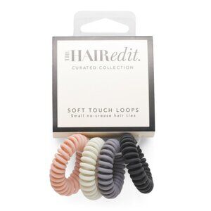 THE HAIR EDIT multi 4pk Soft Touch Loop Hair Ties